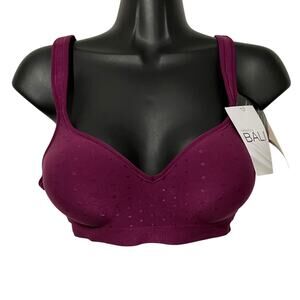 Beauty by Bali Womens Bra Size 36B Foam Wirefree Convertable Adjustable Straps